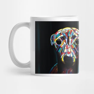 mosaic italian greyhound Mug